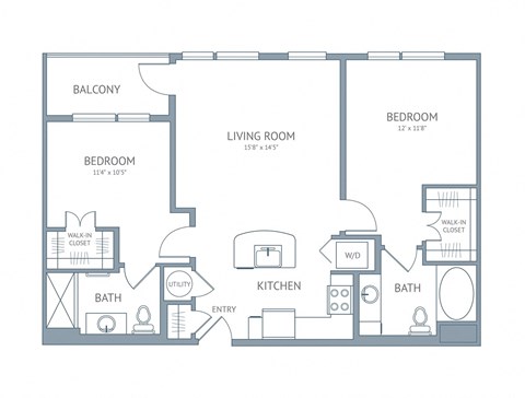 Matisse A Two bedroom two bathroom